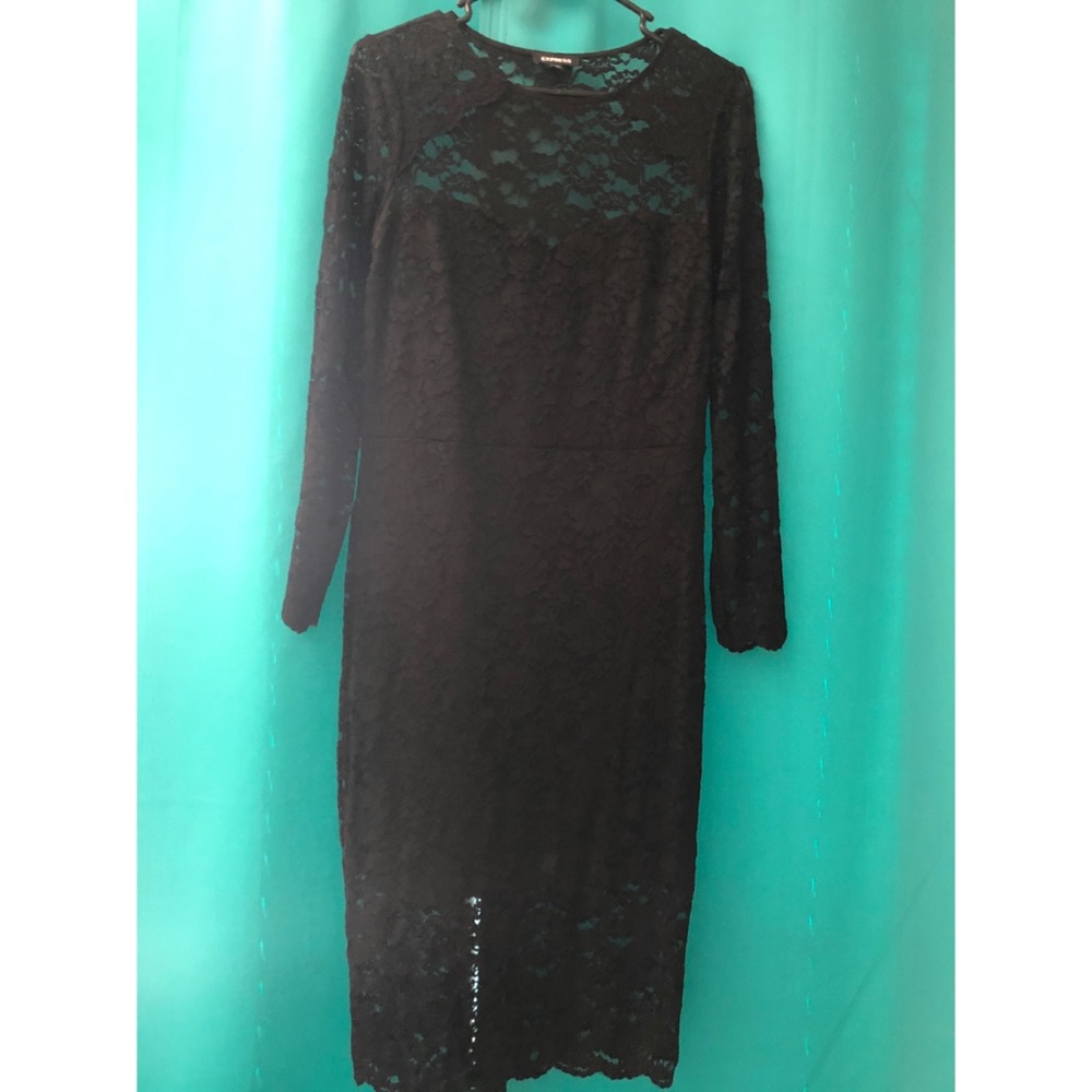 Express NWOT Black Lace dress